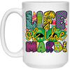 Life Of The Mardi, Mardi Gras Day, Mardi Gras Holiday White Mug