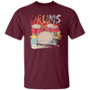 Gift For Drummer Retro Drums Passionate About Music Perfect For Orchestras Unisex T-Shirt