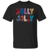 Holly Jolly, Sequin Holly Jolly, Blink Glitter Christmas, Merry Christmas, Trendy Christmas Unisex T-Shirt