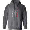 Love American, American Flag, American Lover, Heart Flag Pullover Hoodie