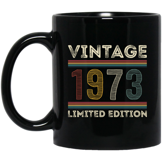 Best 1973 Gift, Born In 1973, Love 1973, Gift For 1973, 1973 Lover Black Mug