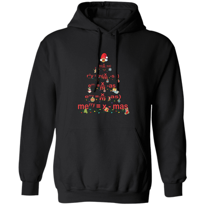 Merry Xmas, Merry Christ-math, Christmas Tree Pullover Hoodie