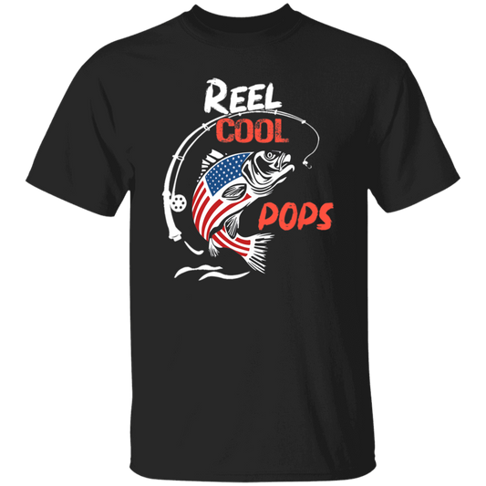 Reel Cool Pops, Love To Go Fishing, Love Fish, American Fish Gift Unisex T-Shirt