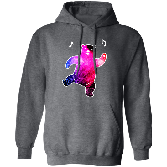 Happy Bear, Galaxy Bear, Love Galaxy Style, Love Bear, Funny Blink Bear Pullover Hoodie