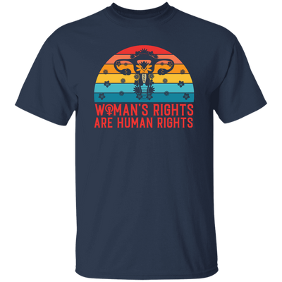 Woman's Rights Are Human Rights, Retro Woman Holiday Unisex T-Shirt