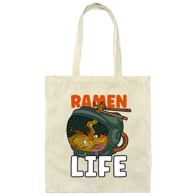 Love Ramen Japanese Noodle Lover Ramen Life Love Japanese Canvas Tote Bag