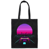 Auto 80s Gift Design Titled Retro Wave Sport Canvas Tote Bag