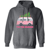 Tis The Season, Christmas Bus, Pink Christmas, Bus Bring Xmas Tree Christmas Pullover Hoodie