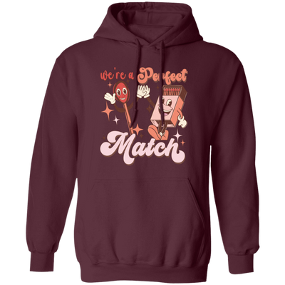 Use A Perfect Match, Matches, Groovy Matches Pullover Hoodie