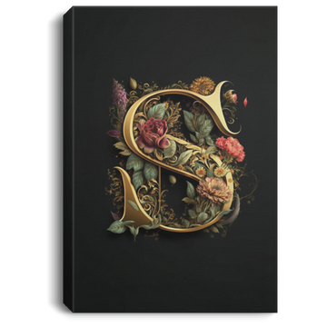 S Letter, Gift For Who Named S Letter, Classic S Gift Canvas