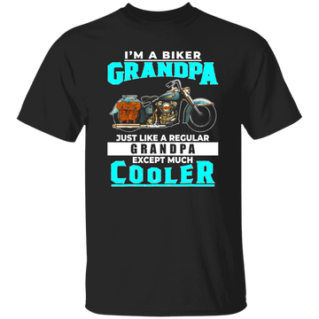 Best Love Grandpa, I Am A Biker Grandpa, Cooler Grandpa Gift Idea Unisex T-Shirt