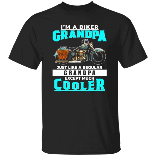 Best Love Grandpa, I Am A Biker Grandpa, Cooler Grandpa Gift Idea Unisex T-Shirt
