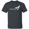 Duck Silhouette, Ducks Trace, Duck Footprint Unisex T-Shirt