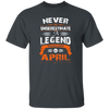 Never Underestimate A Legend, Who Was Born In April, Retro Legendary Unisex T-Shirt