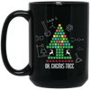 Oh Christmas, Chemis-Tree, Chemical Xmas, Chemical Board, Merry Christmas, Trendy Christmas Black Mug