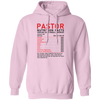 Pastor Nutrition Facts, What Is Pastor, Pastor Meaning Pullover Hoodie