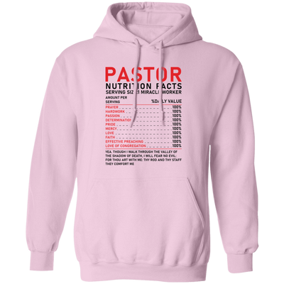 Pastor Nutrition Facts, What Is Pastor, Pastor Meaning Pullover Hoodie