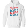 Retro Mama, American Mama, Mother America, Mommy Pullover Hoodie