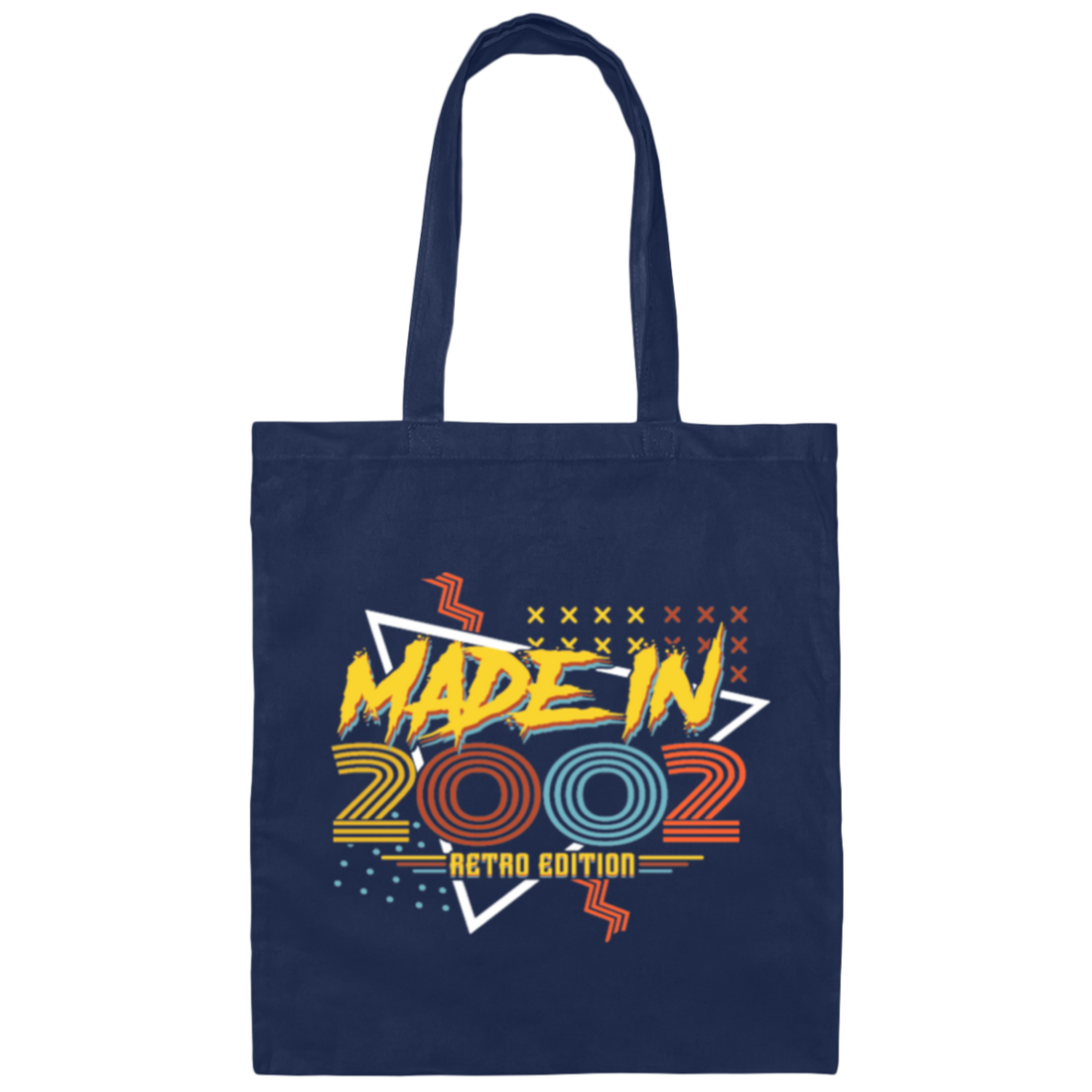 Birthday 2002 Retro Gift, Made In 2002, Retro Edition Gift, Love 2002 Canvas Tote Bag