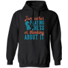 Jam Either Playing Chess Or Thinking About It, Chess Player Pullover Hoodie