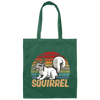 Vintage Squirrel Gift, Retro Squirrel, Best Of Squirrel Retro Style Canvas Tote Bag