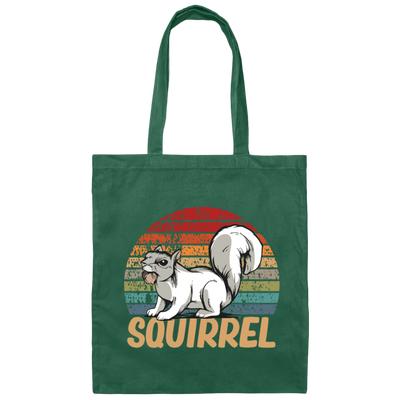 Vintage Squirrel Gift, Retro Squirrel, Best Of Squirrel Retro Style Canvas Tote Bag