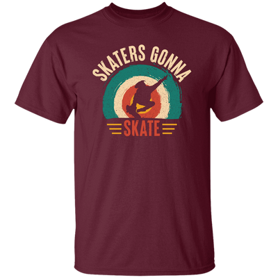 Skaters Gonna Skate, Retro Skate, Skating Vintage Unisex T-Shirt