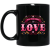 All You Need Is Love, All I Need Is Love, I Need Love, Valentine's Day, Trendy Valentine Black Mug