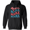 Retro Mama, American Mama, Mother America, Mommy Pullover Hoodie