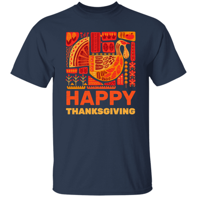 Give Thanks, Happy Thanksgiving Day, Love Thanksgiving, Best Retro Unisex T-Shirt