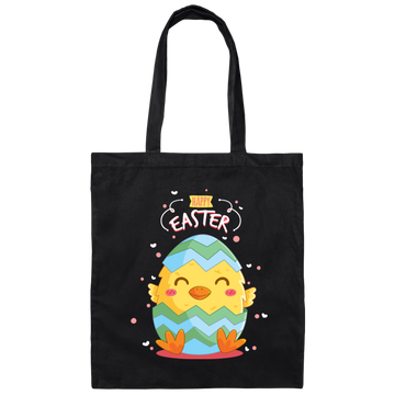 Cute Chick Easter Egg, Easter Gift Canvas Tote Bag