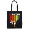 I Love Rafting Hipster Edition, Fantastic Rafting, Rafting Hipster, Best Rafting Gift Canvas Tote Bag