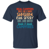 Campers Gift, Real Campers, Smell Like 5 Things, Retro Camping Quote Unisex T-Shirt