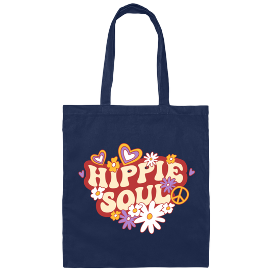Hippie Soul, Groovy Soul, Groovy Style, Groovy Hippie Canvas Tote Bag