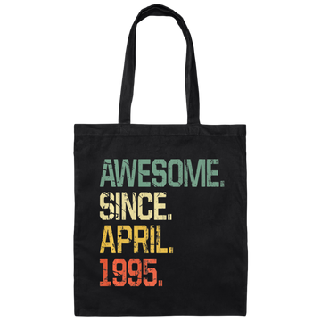 Birthday Gifts Awesome Since April 1995 Premium Canvas Tote Bag