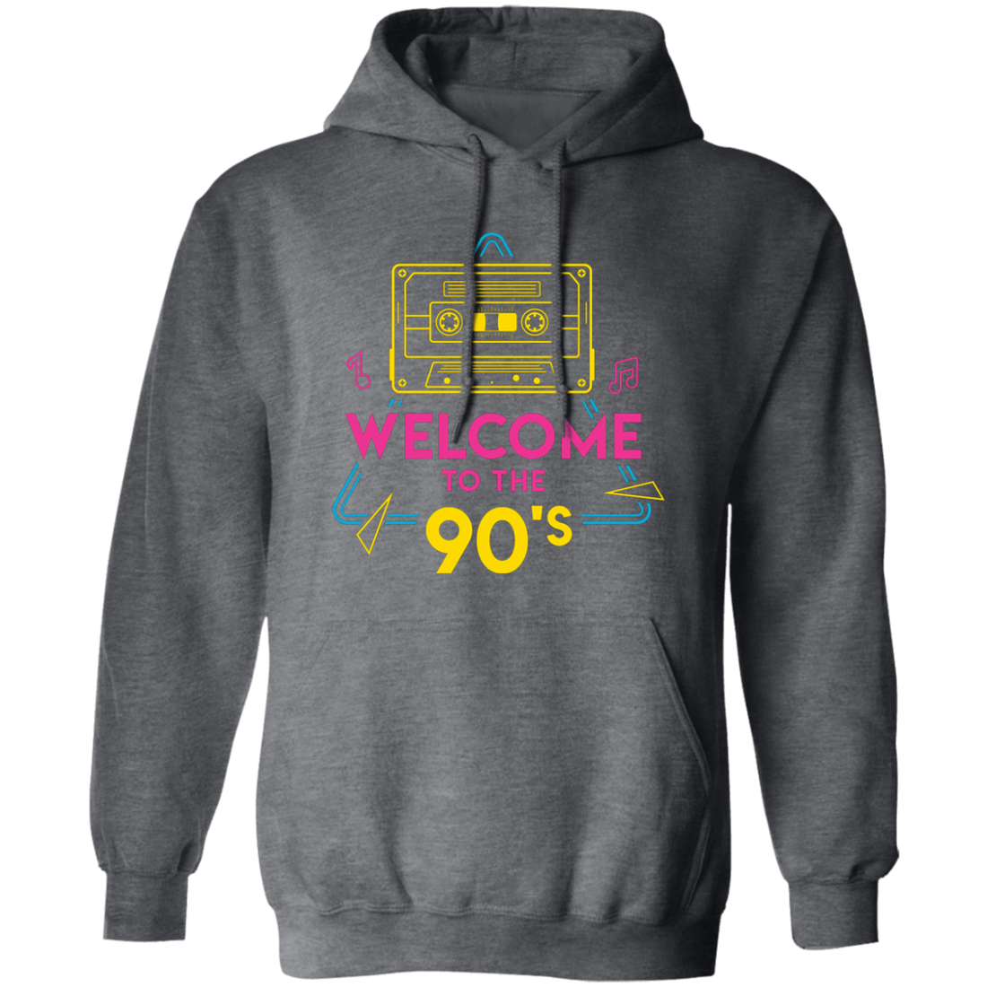 Welcome To The 90s, 90s Cassette, Disco Music Pullover Hoodie