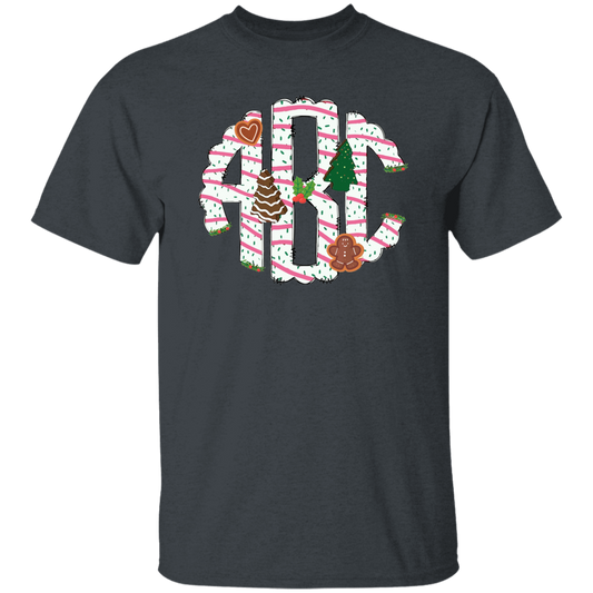 ABC Gingerbread, Alphabet Gingerbread, Xmas Tree Gingerbread, Merry Christmas, Trendy Christmas Unisex T-Shirt