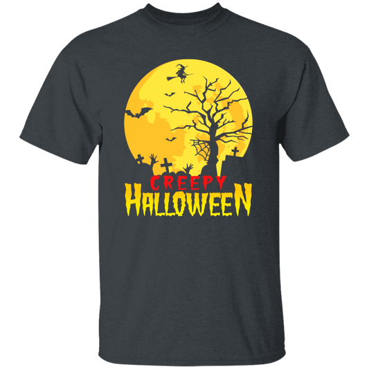 Creepy Gift, Funny Ghost Witch, Funny Halloween, Halloween Gift Unisex T-Shirt