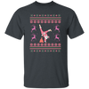 Pinky Santa, Hip Hop Santa, Santa Breakdance, Xmas Pattern, Merry Christmas, Trendy Christmas Unisex T-Shirt