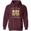 Cheers For 60 Years Old, Love 60th Birthday, Love Beer, Best 60th Birthday Pullover Hoodie