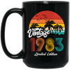 Vintage 1983, 1983 Birthday, 1983 Limited Edition, 1983 Retro Black Mug