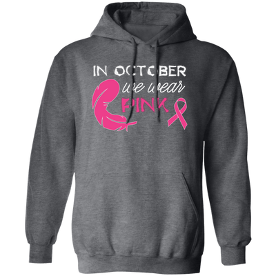 Stay warm and join the fight against cancer with this stylish hoodie! It features a pink ribbon, along with a pink feather design, making it the perfect way to show your support for breast cancer awareness. It's great for October and beyond, all while helping to raise crucial funds for cancer research.