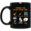 Guitar, Guitarist, Things I Do In My Spare Time Black Mug