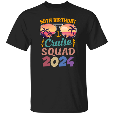 50th Birthday Cruise Squad 2024, 50th Birthday Gift, Cruise Squad Unisex T-Shirt