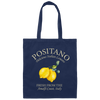 Positano Delicious Italian Lemons Fresh From The Amalfi Coast Canvas Tote Bag