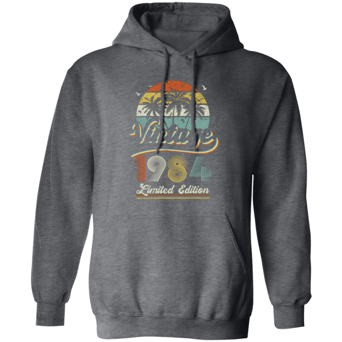 Vintage 1984, Birthday 1984, Retro Birthday, Limited Edition Pullover Hoodie