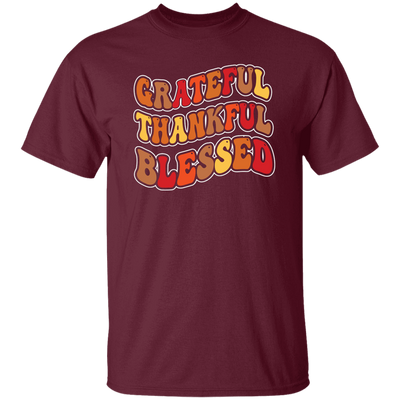 Grateful, Thankful, Blessed, Thankgiving's Day Unisex T-Shirt