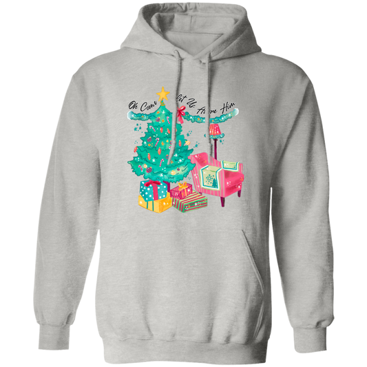 Oh Come, Let Us Adore Him, Christmas Season, Love Christmas Christmas Pullover Hoodie