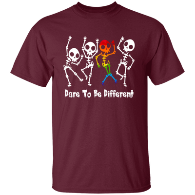 Lgbt Skeleton, Dare To Be Different, LGBT Pride, LGBTQ+ Unisex T-Shirt