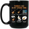 Guitar, Guitarist, Things I Do In My Spare Time Black Mug